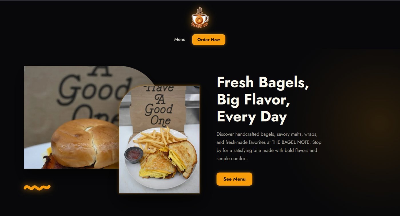 The Bagel Note - homepage
