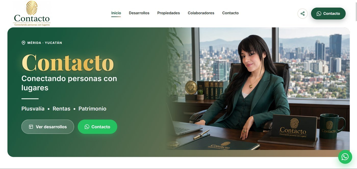 Contacto - homepage