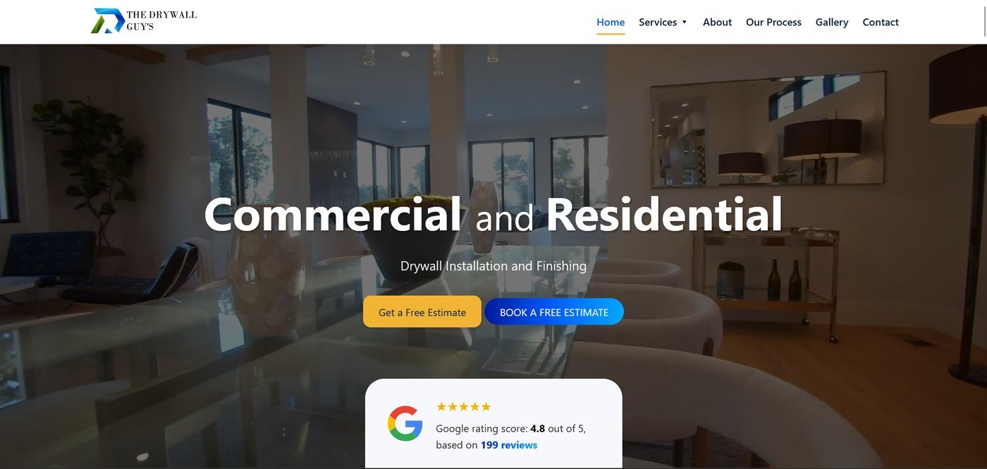 Drywall Contractor - homepage