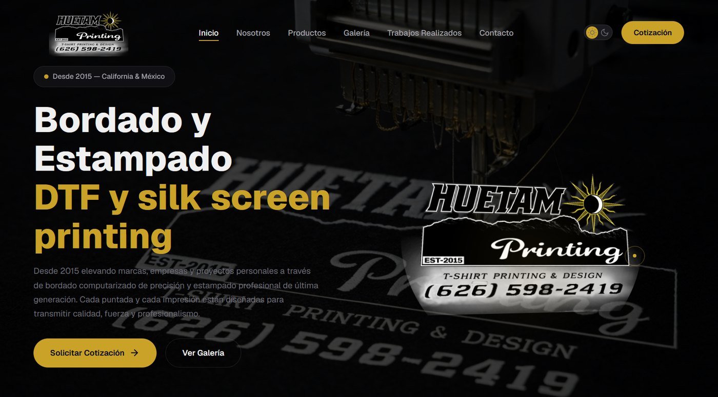 Huetamo Printing - homepage