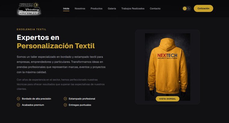 Huetamo Printing - detalle