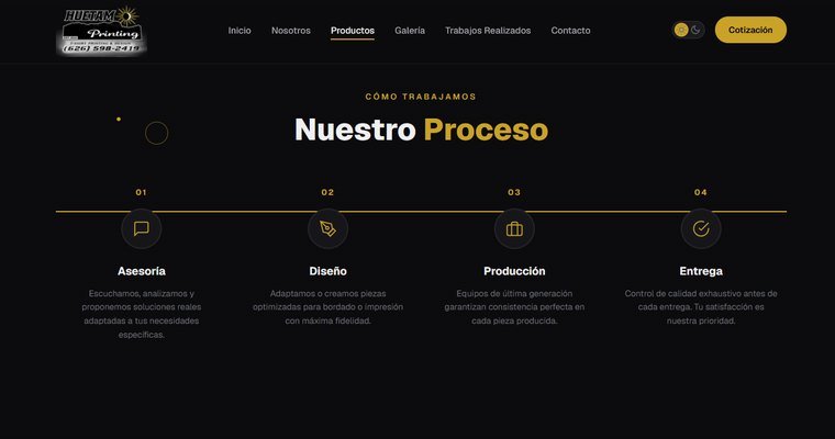 Huetamo Printing - detalle