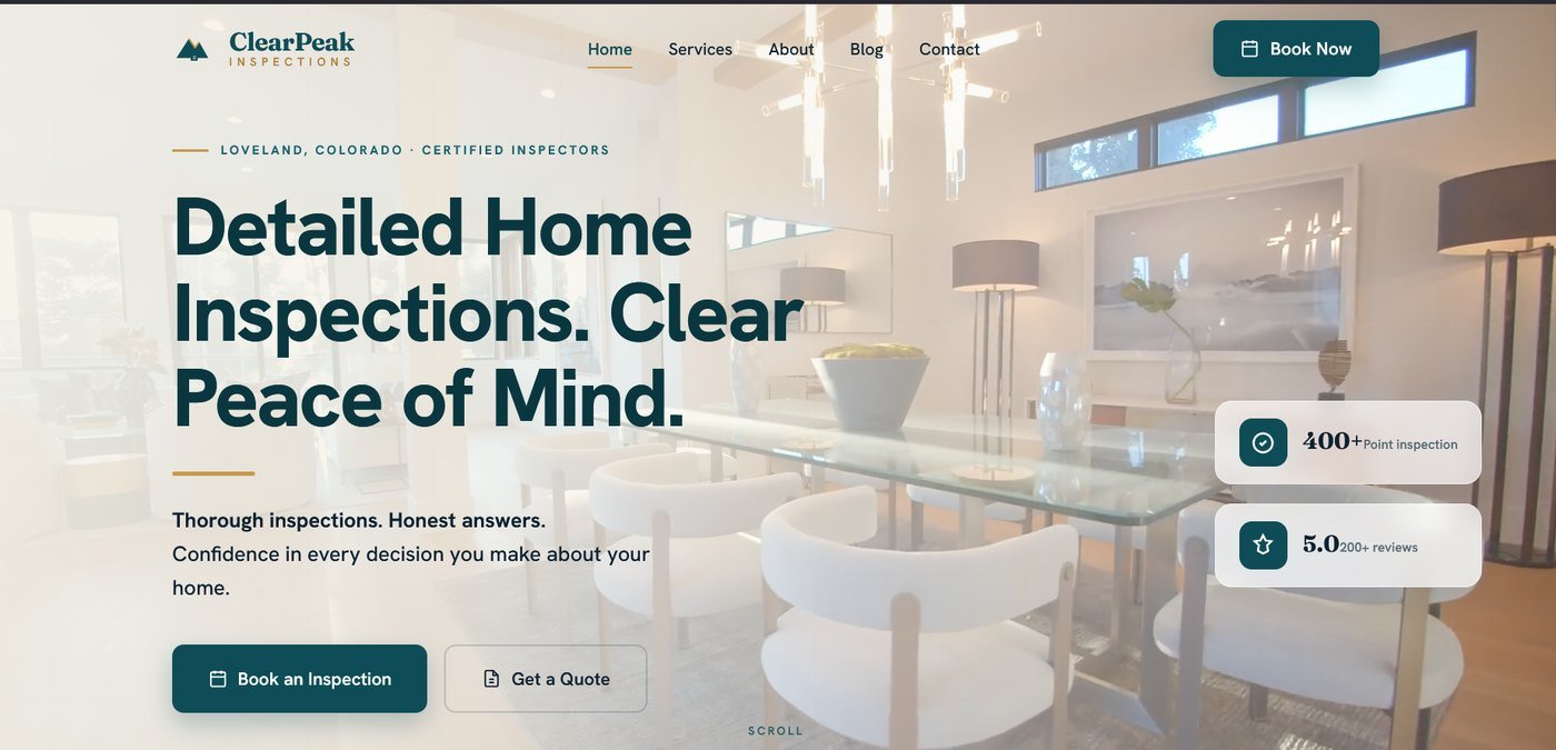 Home Inspection - homepage