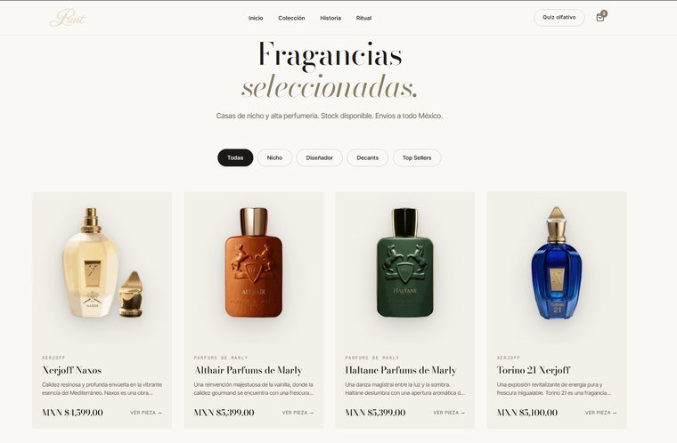 The Punt Perfumes - detalle